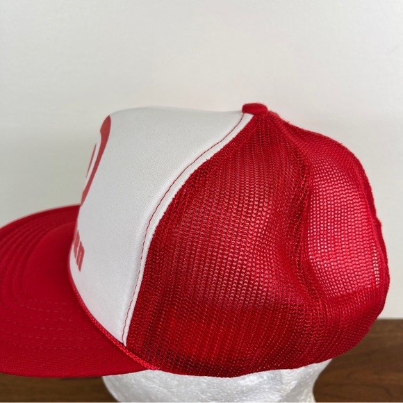 Van Dorn Skate Invitational Retro Trucker Hat Cap White Red Snapback - Picture 11 of 12